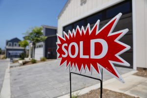 A Newly Constructed Single Family Home Is Shown As Sold In Encinitas, California