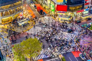 Tokyo,,japan,view,of,shibuya,crossing,,one,of,the,busiest