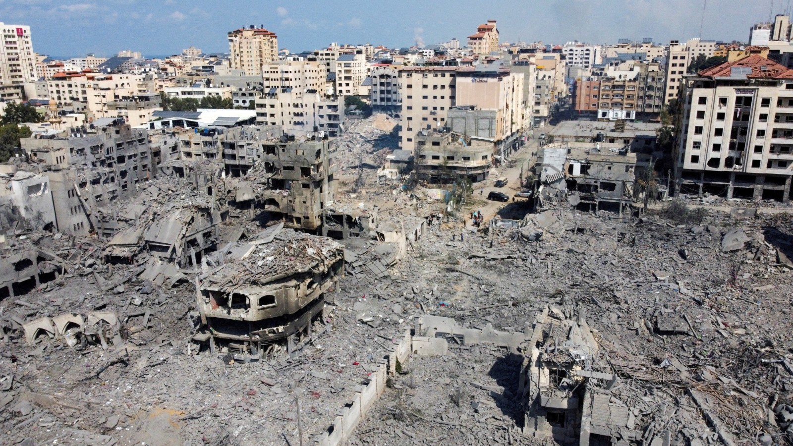 FILE PHOTO: Aftermath of Israeli strikes