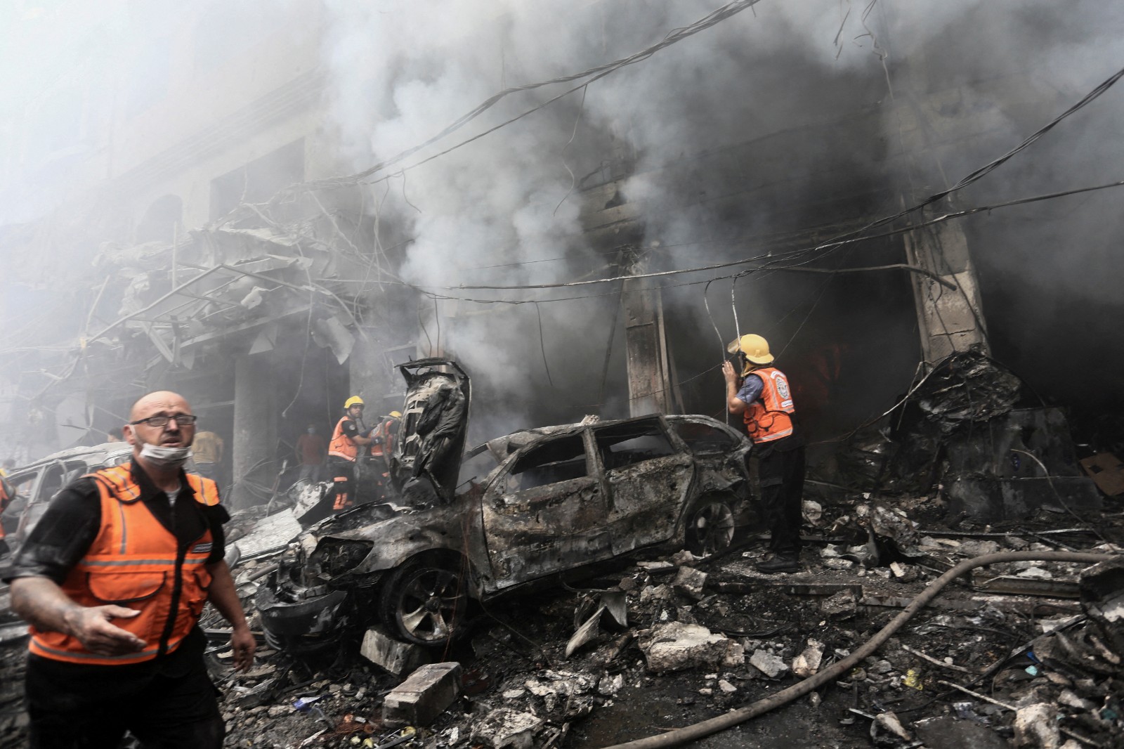 Aftermath Of Israeli Strikes In Gaza
