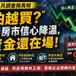 「越怕越買？」國泰4月調查揭真相：股市、房市信心降溫，但資金還在場